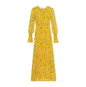 IVY & OAK Letné šaty 'Chiffon Midi Dress'  žlté / zmiešané farby