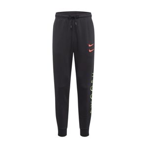 Nike Sportswear Nohavice  zelená / čierna / oranžová