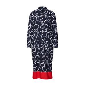 Lauren Ralph Lauren Košeľové šaty 'VERANIE-LONG SLEEVE-CASUAL'  námornícka modrá