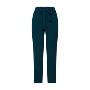 MORE & MORE Plisované nohavice 'Fluent Crepe Pants'  smaragdová