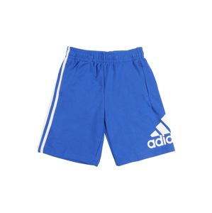 ADIDAS PERFORMANCE Športové nohavice  modré / biela