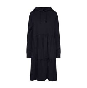 Noisy May Šaty 'NMEDA L/S HOOD SWEAT DRESS'  čierna