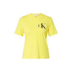 Calvin Klein Jeans Tričko  čierna / žlté