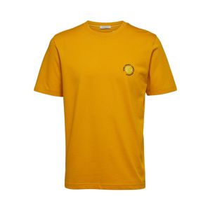 SELECTED HOMME Tričko  zlatá žltá