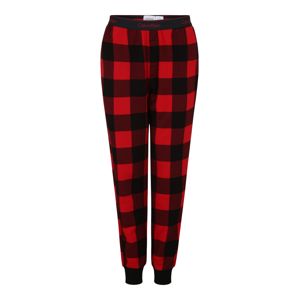 Calvin Klein Underwear Pyžamové nohavice 'JOGGER'  červené / čierna
