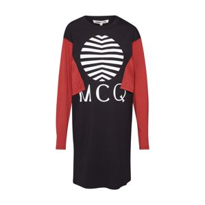 McQ Alexander McQueen Šaty 'Shizoku Sweatdress'  čierna / červené