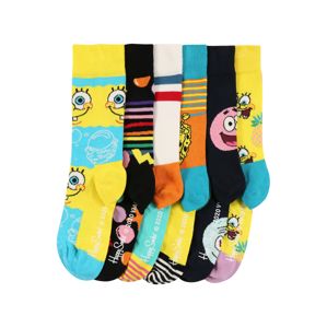 Happy Socks Socken 'SpongeBob 6-Pack Gift Box'  žlté / zmiešané farby