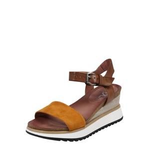 MJUS Remienkové sandále 'TARDE'  hnedé / koňak