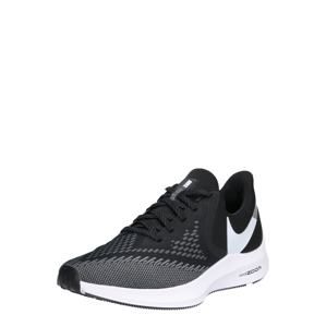 NIKE Bežecká obuv 'Nike Air Zoom Winflo 6'  čierna / biela