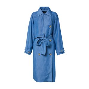 SOAKED IN LUXURY Prechodný kabát 'SLNuna'  modrá denim