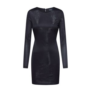 Bardot Šaty 'METALLIC KNIT DRESS'  čierna