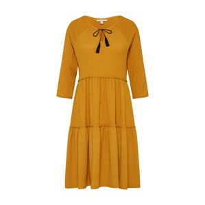 ESPRIT Košeľové šaty 'DJERBA POMPOM'  zlatá žltá
