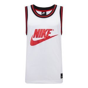 Nike Sportswear Tričko  svetločervená / biela