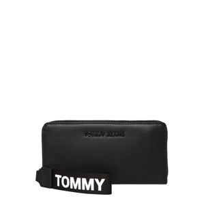 Tommy Jeans Peňaženka  čierna / biela