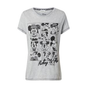 Frogbox Tričko 'Mickey and Minnie'  sivá / čierna