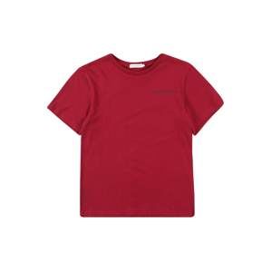 Calvin Klein Jeans Tričko 'CHEST LOGO REGULAR T'  červené