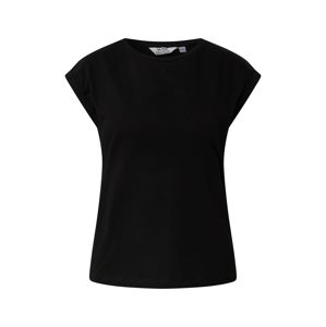 Dorothy Perkins (Petite) Shirt'PETITE BLACK ORGANIC ROLL SLEEVE TEE'  čierna