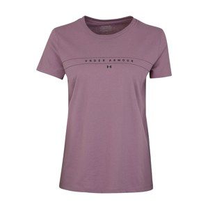 UNDER ARMOUR Funkčné tričko 'GRAPHIC CLASSIC CREW'  fialová / čierna