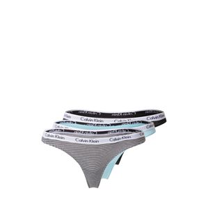 Calvin Klein Underwear Tangá  čierna / sivá