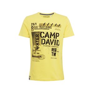 CAMP DAVID Tričko  žlté