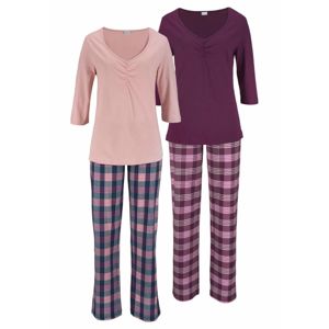 PETITE FLEUR Pyjamas (2 Stück)  tmavomodrá / ružová / bordové