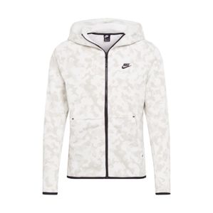 Nike Sportswear Tepláková bunda  biela / svetlosivá