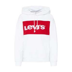 LEVI'S Mikina 'CB Sportswear'  červené / biela