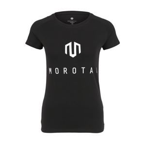 MOROTAI Funkčné tričko 'NAKA'  čierna / biela