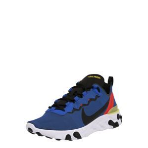 Nike Sportswear Nízke tenisky 'NIKE REACT 55'  modré / oranžovo červená / biela