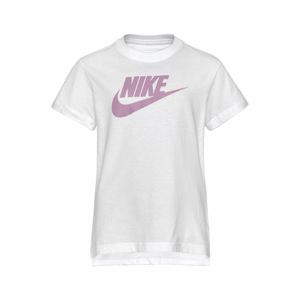 Nike Sportswear Tričko  biela / ružová